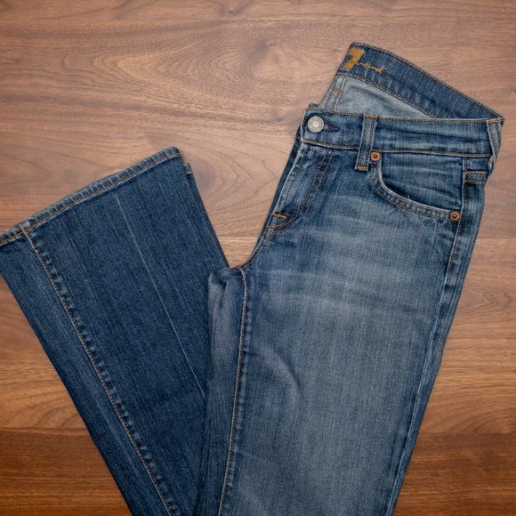7 For All Mankind Original 080 Bootcut Jeans - Women's Size 26 - Picture 3 of 6